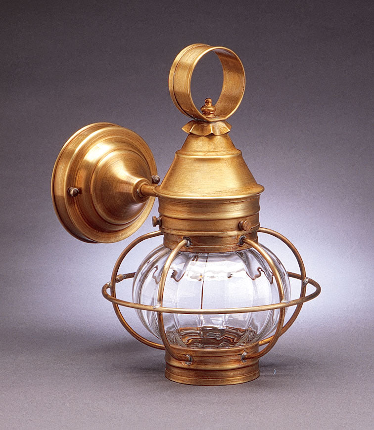 Northeast Lantern 2515-AB-MED-OPT-NS One Light Wall Mount, Antique Brass