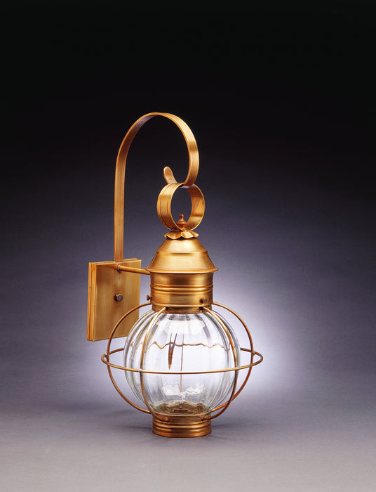 Northeast Lantern 2831-AB-MED-OPT One Light Wall Mount, Antique Brass