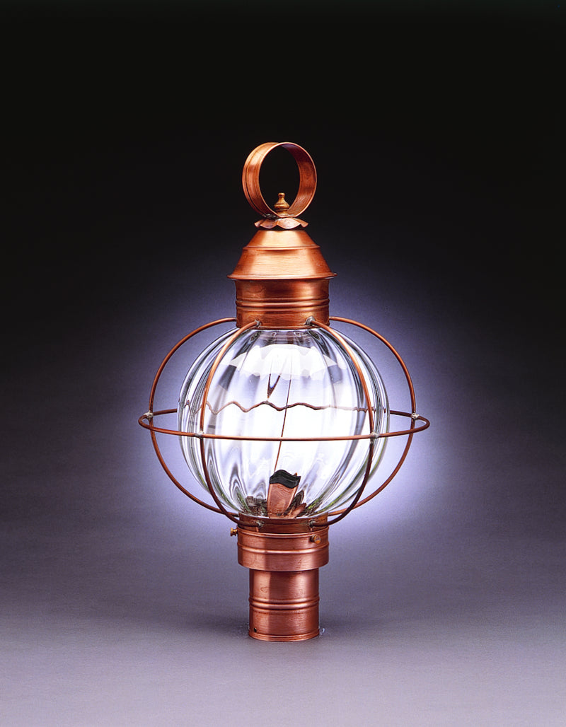 Northeast Lantern 2843-AB-MED-OPT One Light Post Mount, Antique Brass