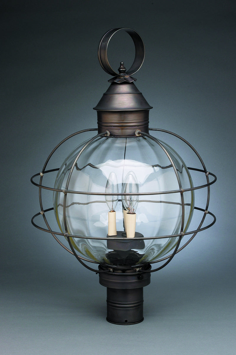 Northeast Lantern 2853-DB-LT3-OPT Three Light Post Mount, Dark Brass