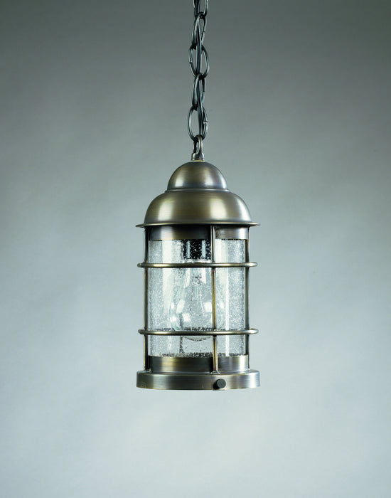 Northeast Lantern 3512-DB-MED-CSG One Light Hanging Lantern, Dark Brass