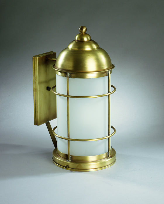 Northeast Lantern 3531-AB-MED-FST One Light Wall Mount, Antique Brass
