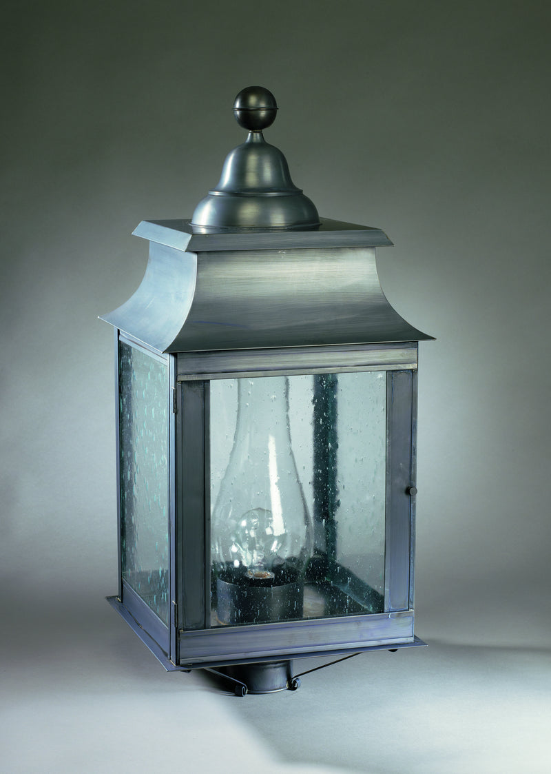 Northeast Lantern 5653-DB-CIM-CSG One Light Post Mount, Dark Brass