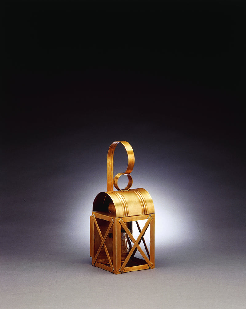 Northeast Lantern 6011-AB-MED-CLR One Light Wall Mount, Antique Brass
