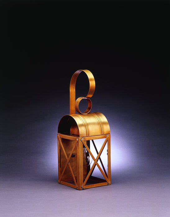 Northeast Lantern 6031-AB-MED-CLR One Light Wall Mount, Antique Brass