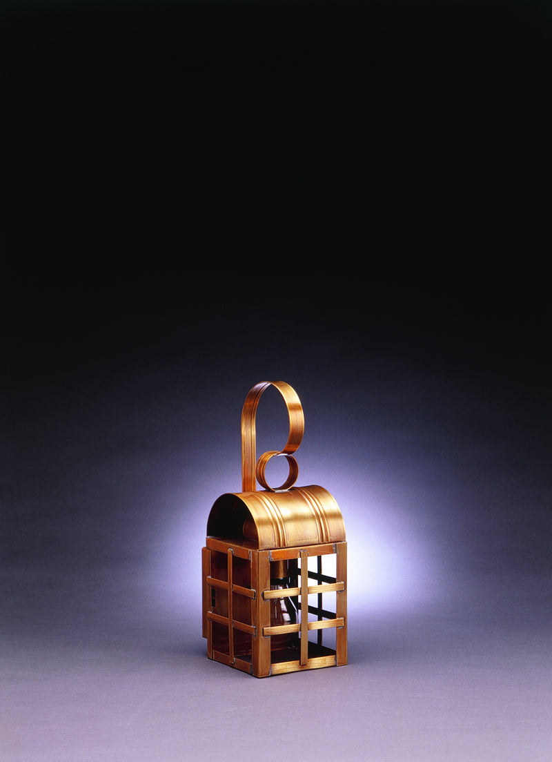 Northeast Lantern 6111-AB-MED-CLR One Light Wall Mount, Antique Brass