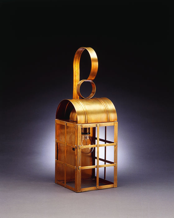 Northeast Lantern 6141-AB-MED-CLR One Light Wall Mount, Antique Brass