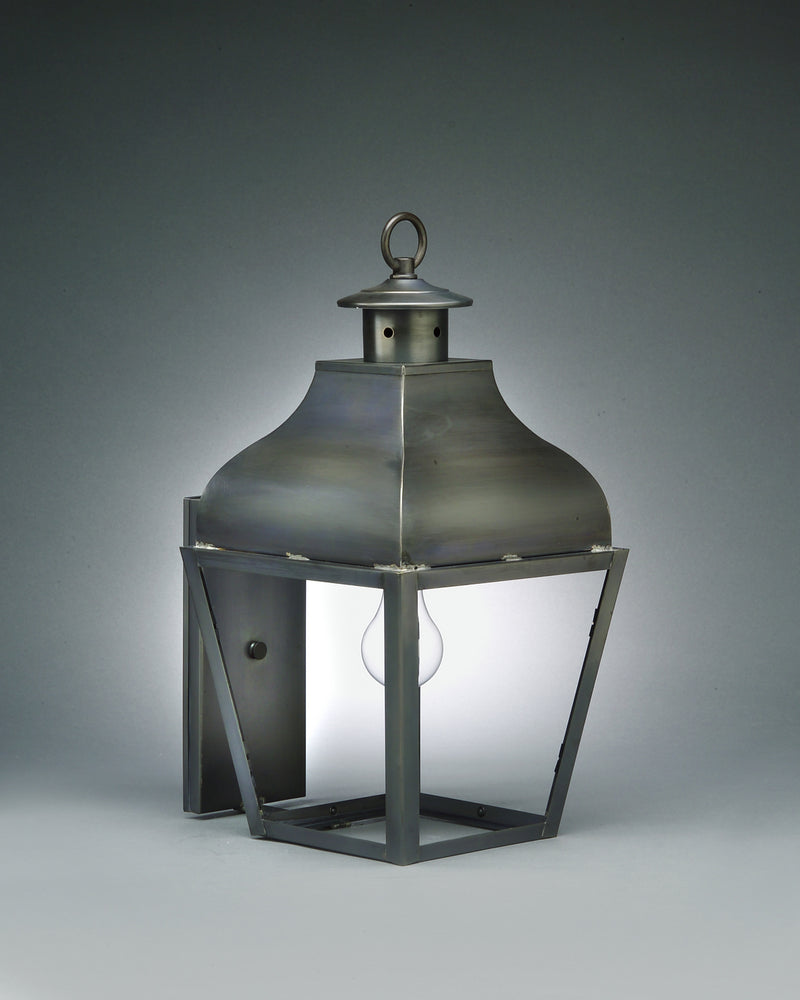 Northeast Lantern 7631-DB-MED-CLR One Light Wall Mount, Dark Brass
