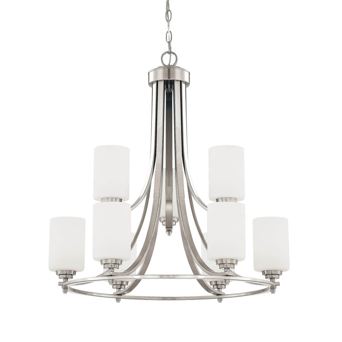 Millennium 7259-SN Nine Light Chandelier, Satin Nickel
