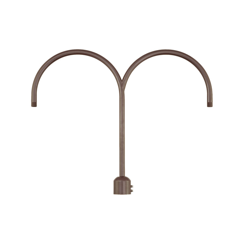Millennium RPAD-ABR Two Light Post Adapter, Architectural Bronze