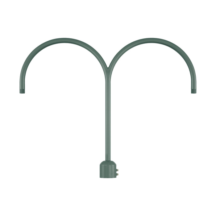 Millennium RPAD-SG Two Light Post Adapter, Satin Green