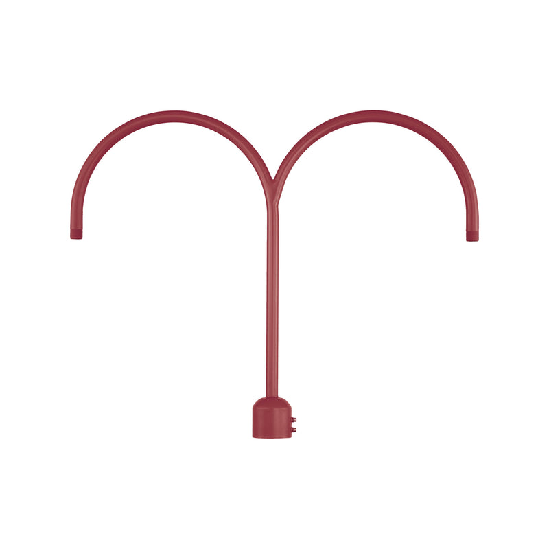 Millennium RPAD-SR Two Light Post Adapter, Satin Red