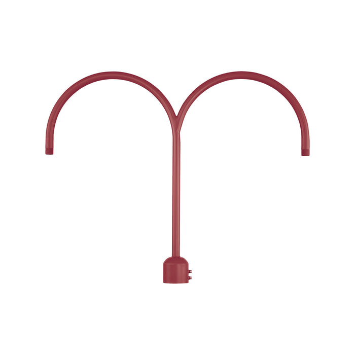 Millennium RPAD-SR Two Light Post Adapter, Satin Red