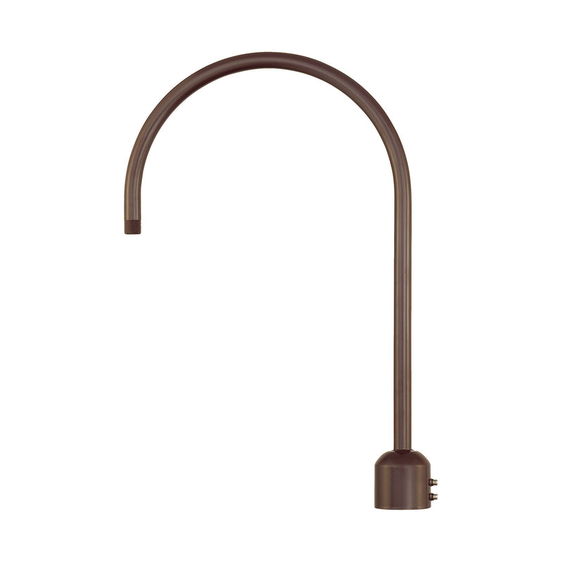 Millennium RPAS-ABR One Light Post Adapter, Architectural Bronze