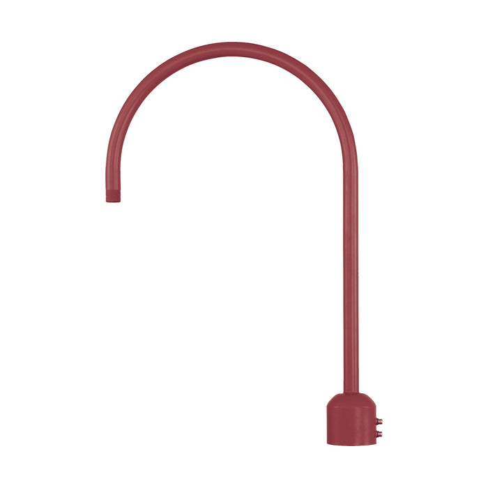 Millennium RPAS-SR One Light Post Adapter, Satin Red