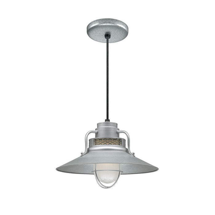 Millennium RRRC14-GA One Light Pendant, Galvanized