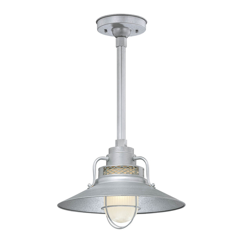 Millennium RRRS14-GA One Light Pendant, Galvanized