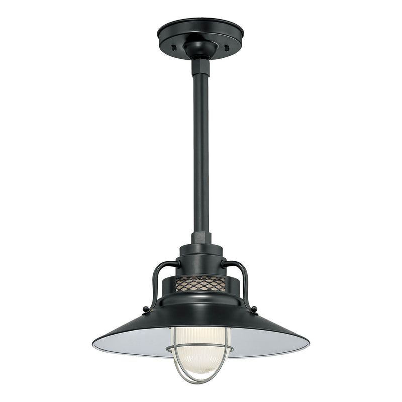 Millennium RRRS14-SB One Light Pendant, Satin Black