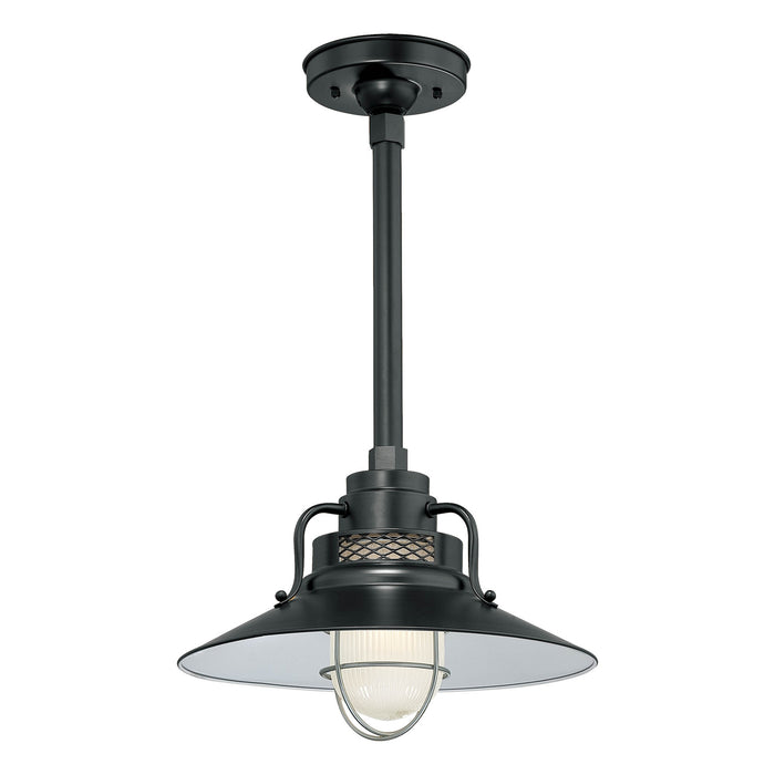 Millennium RRRS14-SB One Light Pendant, Satin Black