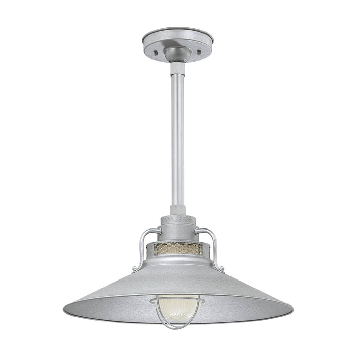 Millennium RRRS18-GA One Light Pendant, Galvanized