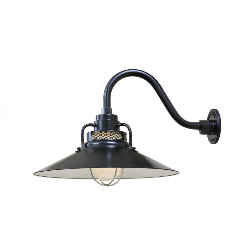 Millennium RRRS18-SB One Light Pendant, Satin Black