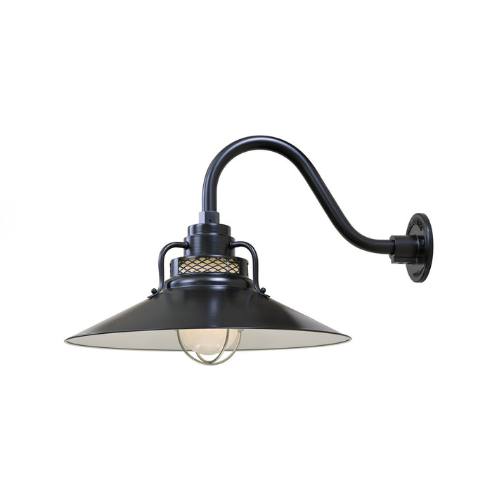 Millennium RRRS18-SB One Light Pendant, Satin Black