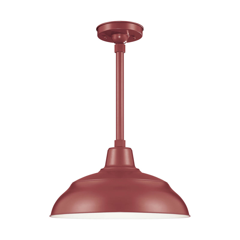 Millennium RWHS17-SR One Light Pendant, Satin Red