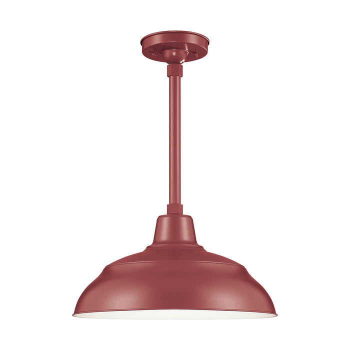 Millennium RWHS17-SR One Light Pendant, Satin Red