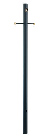 Acclaim Lighting 96-320BK Post With Photocell And Cross Arm, Matte Black