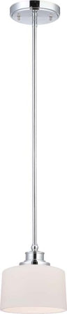 Nuvo Lighting 60-4588 One Light Mini Pendant, Polished Chrome