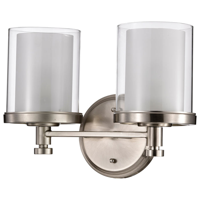 Nuvo Lighting 60-4642 Two Light Vanity, Brushed Nickel