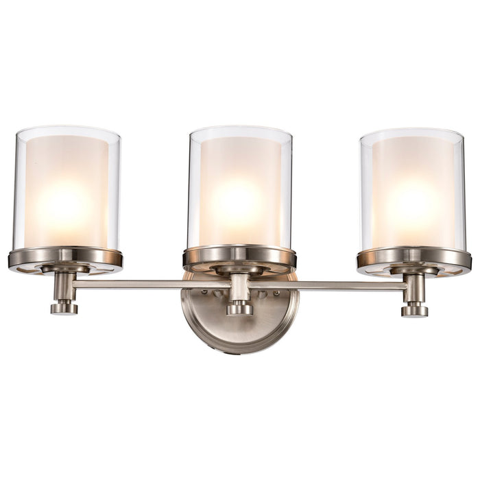 Nuvo Lighting 60-4643 Three Light Vanity, Brushed Nickel