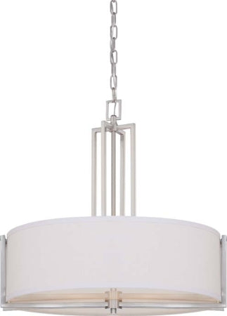 Nuvo Lighting 60-4756 Four Light Pendant, Brushed Nickel