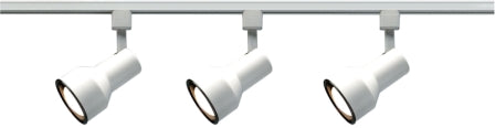 Nuvo Lighting TK320 Three Light Track Kit, White