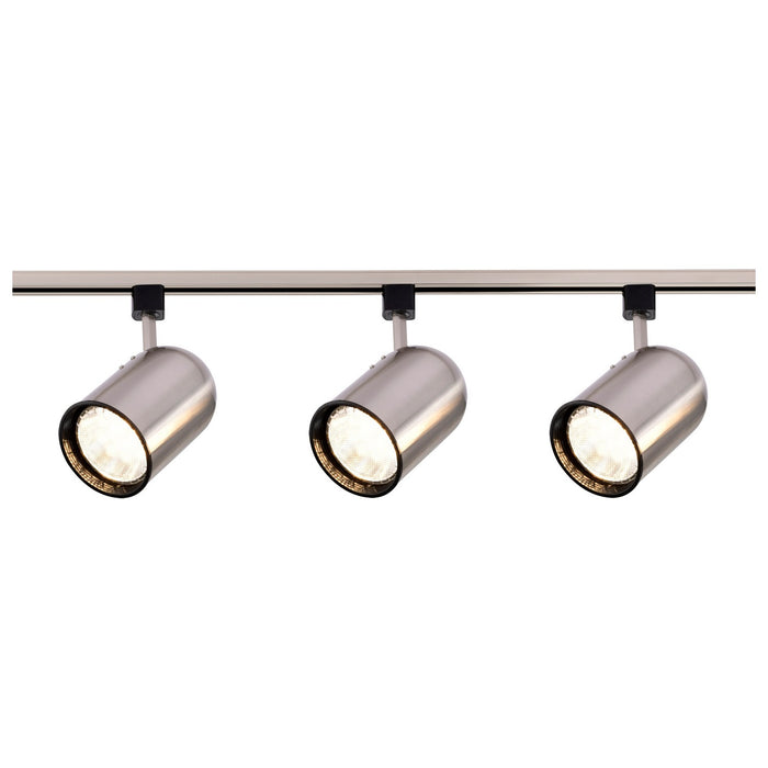 Nuvo Lighting TK342 Three Light Track Kit, Brushed Nickel