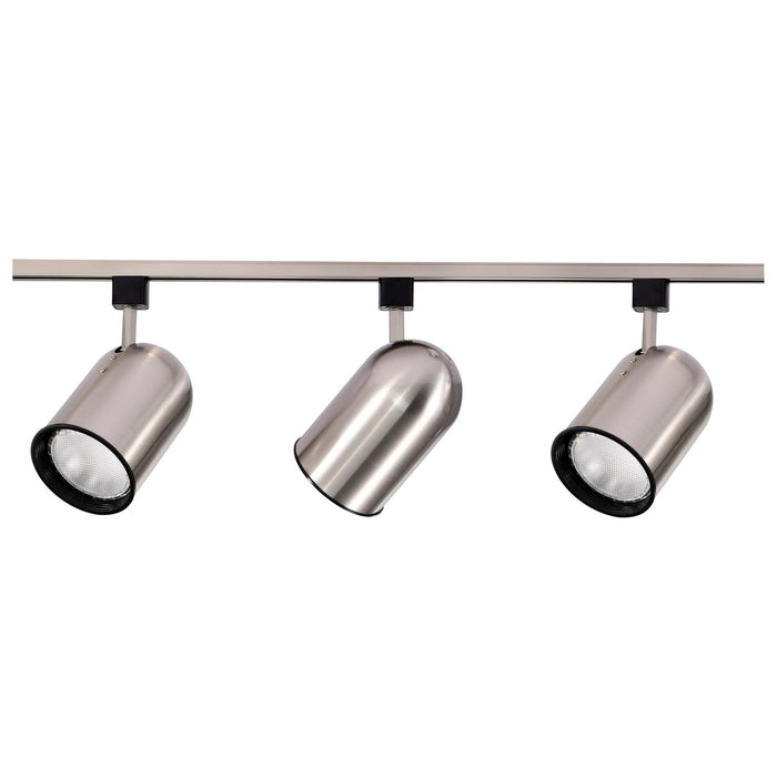 Nuvo Lighting TK342 Three Light Track Kit, Brushed Nickel