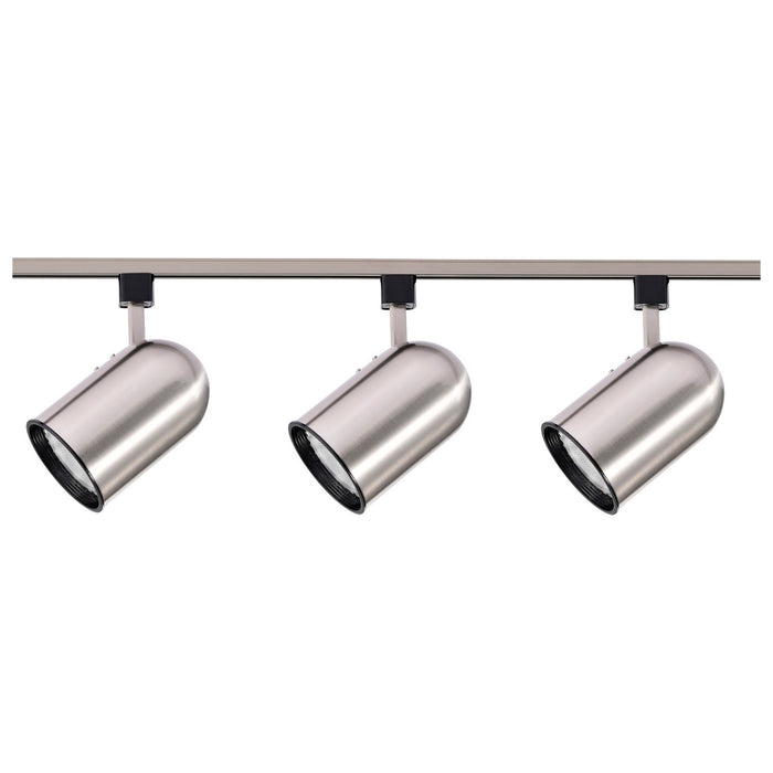 Nuvo Lighting TK342 Three Light Track Kit, Brushed Nickel