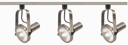 Nuvo Lighting TK343 Three Light Track Kit, Brushed Nickel