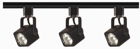 Nuvo Lighting TK346 Three Light Track Kit, Black