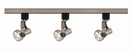Nuvo Lighting TK353 Three Light Track Kit, Brushed Nickel