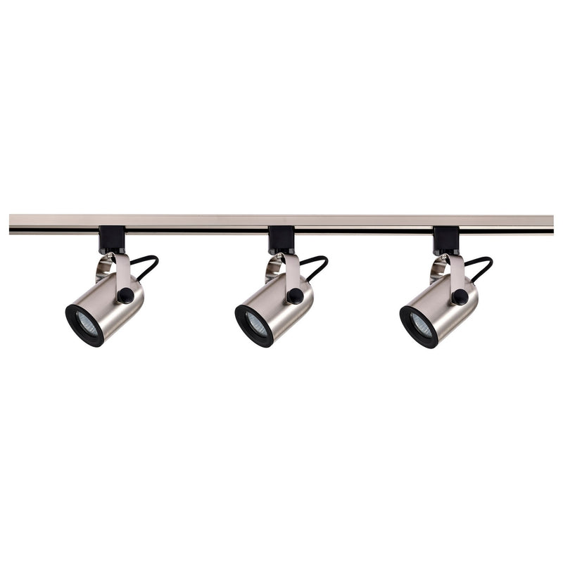 Nuvo Lighting TK354 Three Light Track Kit, Brushed Nickel