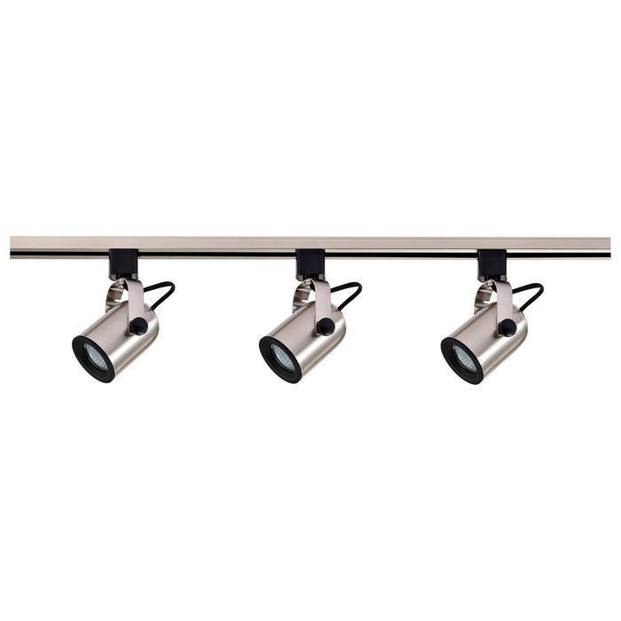 Nuvo Lighting TK354 Three Light Track Kit, Brushed Nickel
