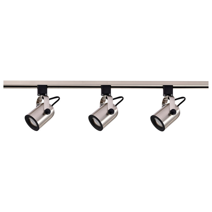 Nuvo Lighting TK354 Three Light Track Kit, Brushed Nickel
