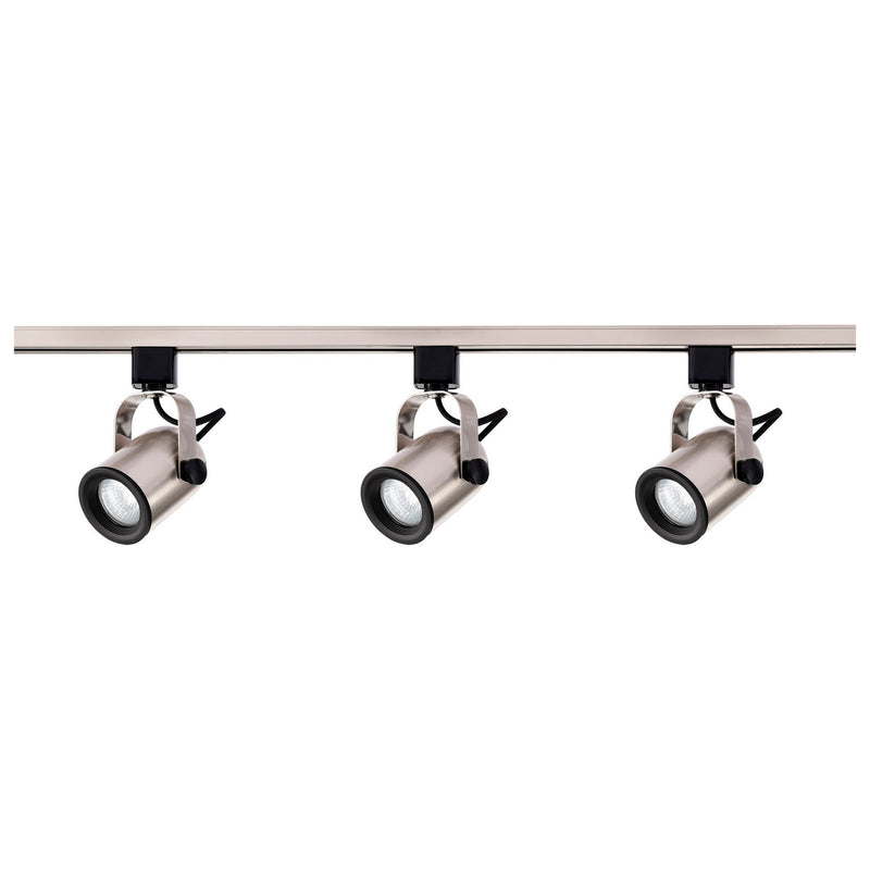 Nuvo Lighting TK354 Three Light Track Kit, Brushed Nickel
