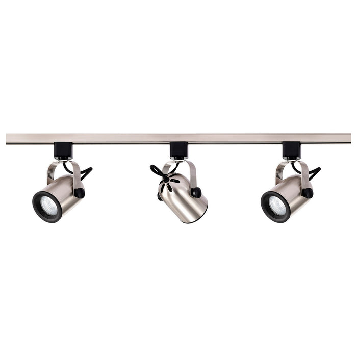 Nuvo Lighting TK354 Three Light Track Kit, Brushed Nickel