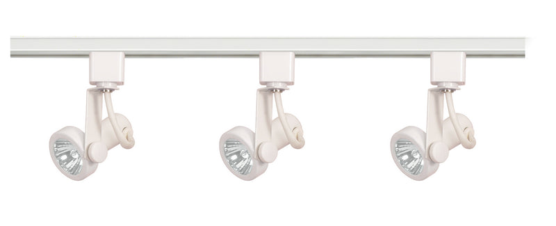 Nuvo Lighting TK355 Three Light Track Kit, White