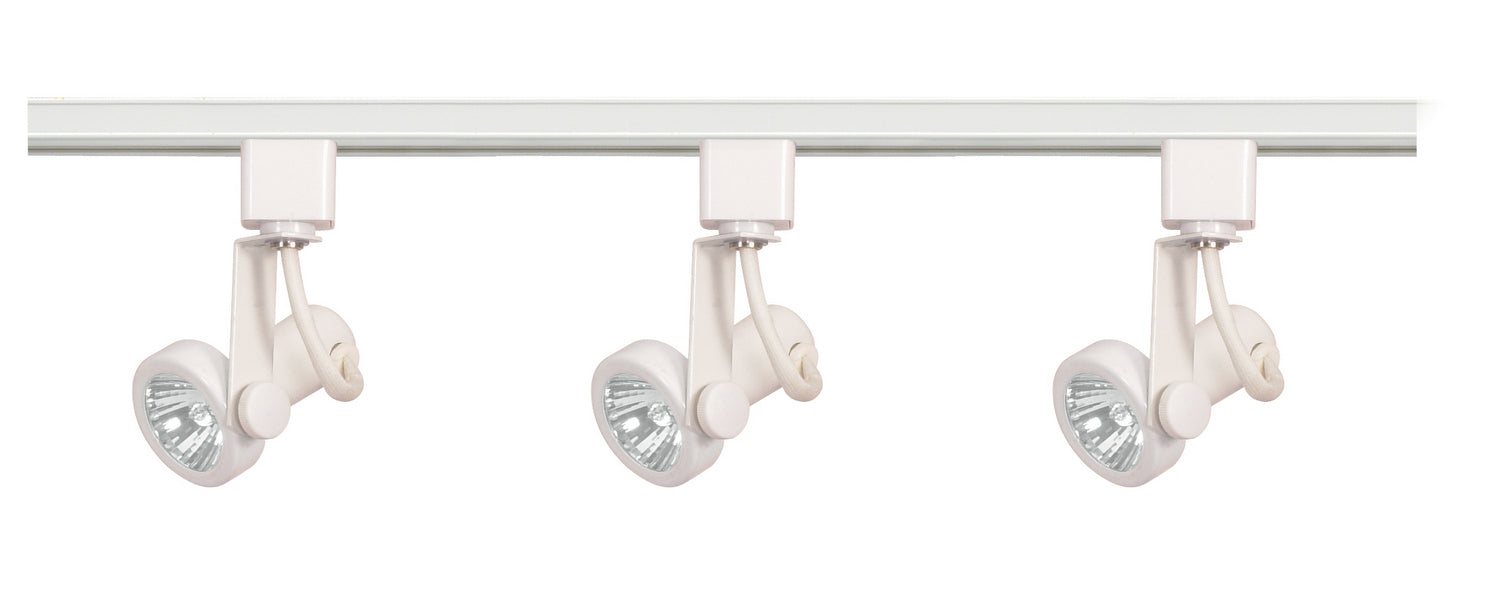 Nuvo Lighting TK355 Three Light Track Kit, White