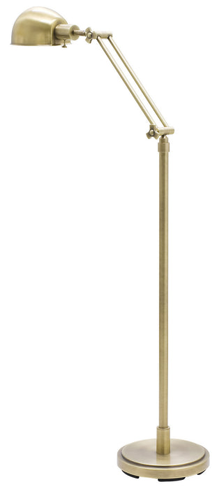 House of Troy AD400-AB One Light Floor Lamp, Antique Brass