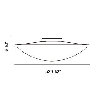 Eurofase 20371-029 Five Light Flushmount, Satin Nickel