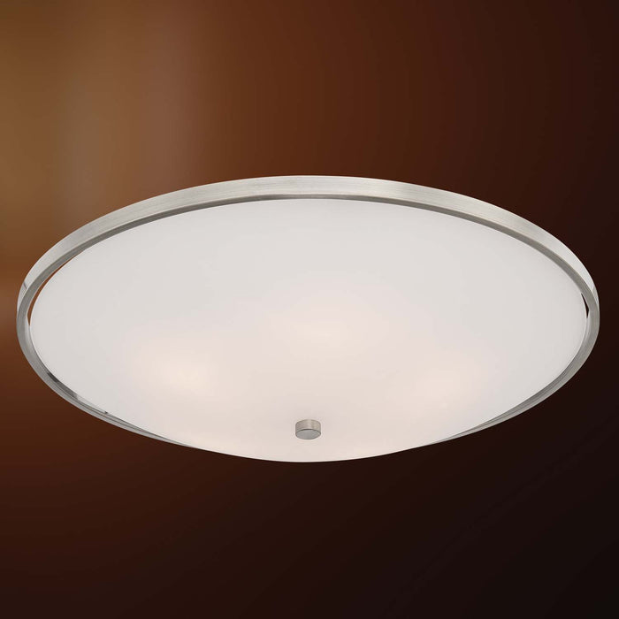 Eurofase 20371-029 Five Light Flushmount, Satin Nickel